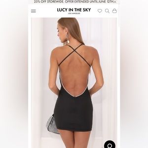 Lucy in the Sky black dress